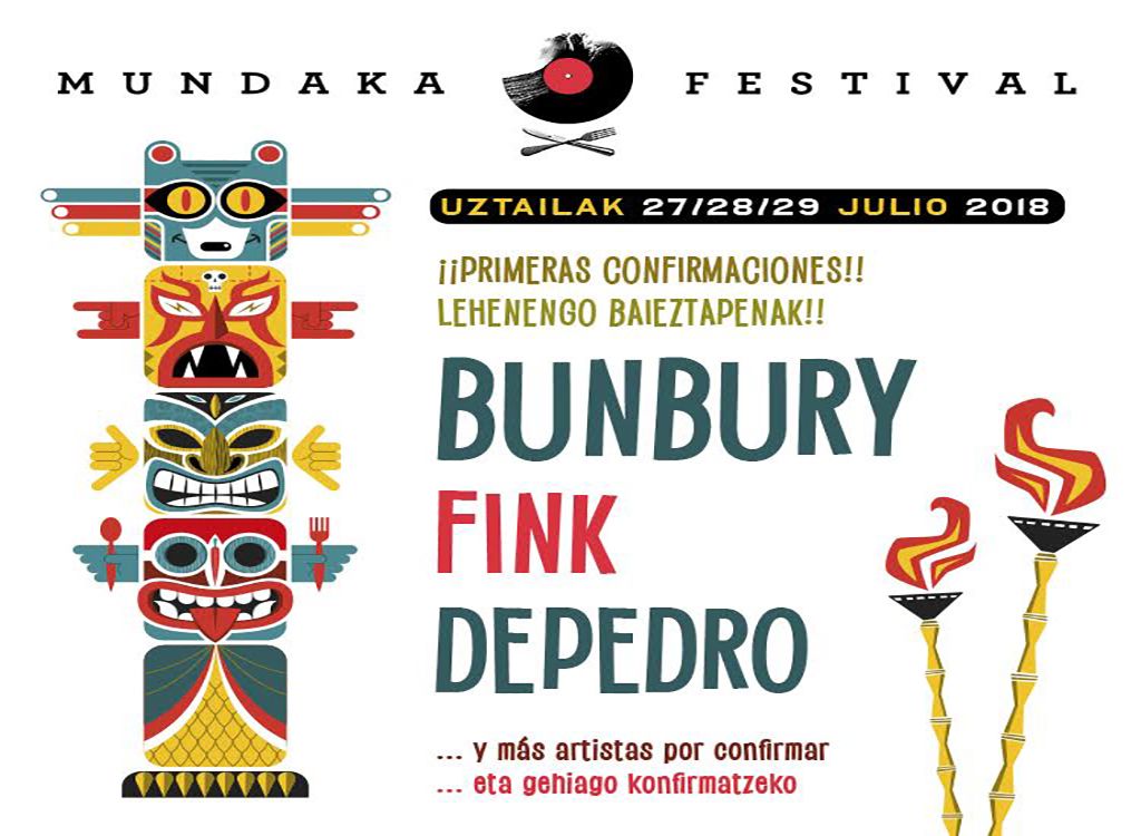 Bunbury, Depedro y Fink primeras confirmaciones para el Mundaka Festival