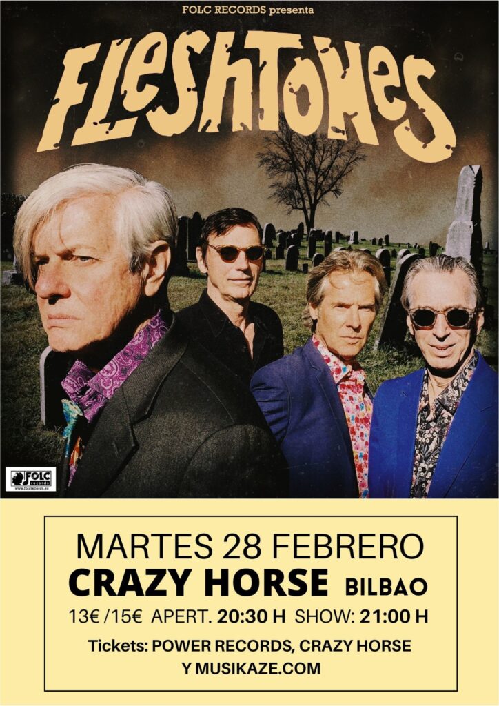 Los estadounidenses Fleshtones actuarán en el Crazy Horse - RockinBilbo